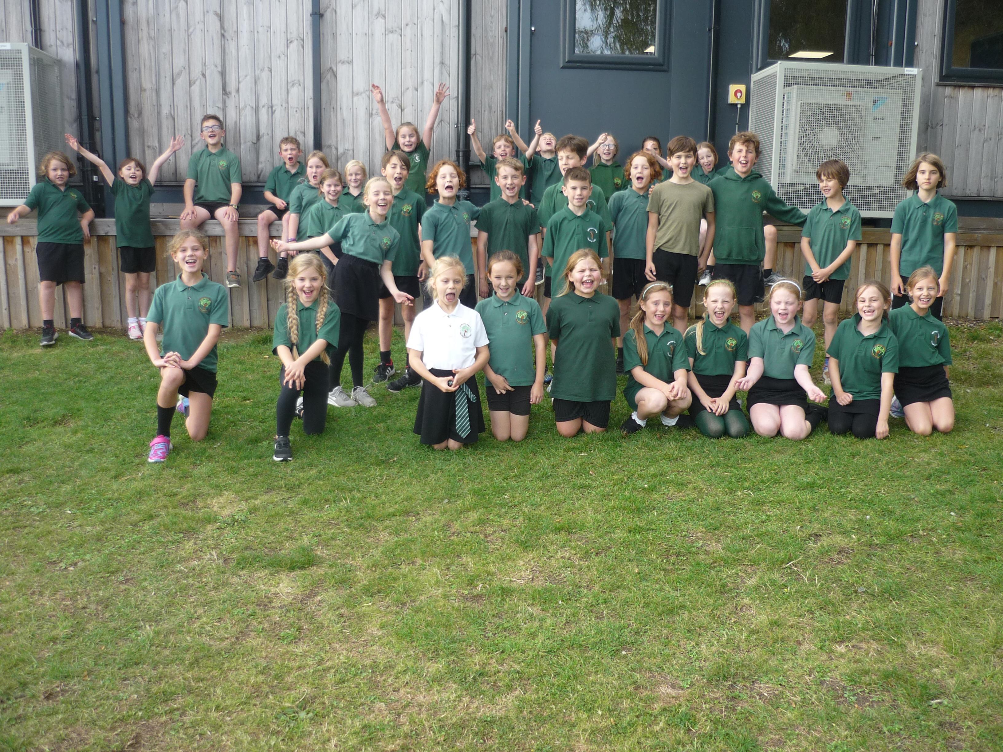 Hambridge Cross Country Team get ready to run.