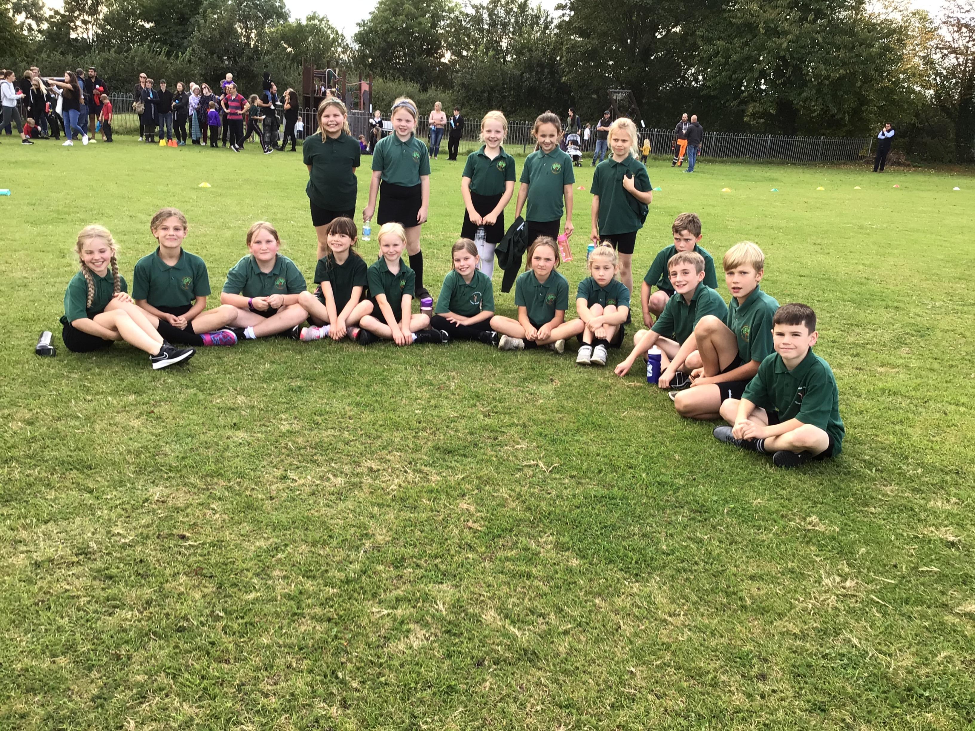 Our Cross Country team at the Long Sutton Cross Country Event in October